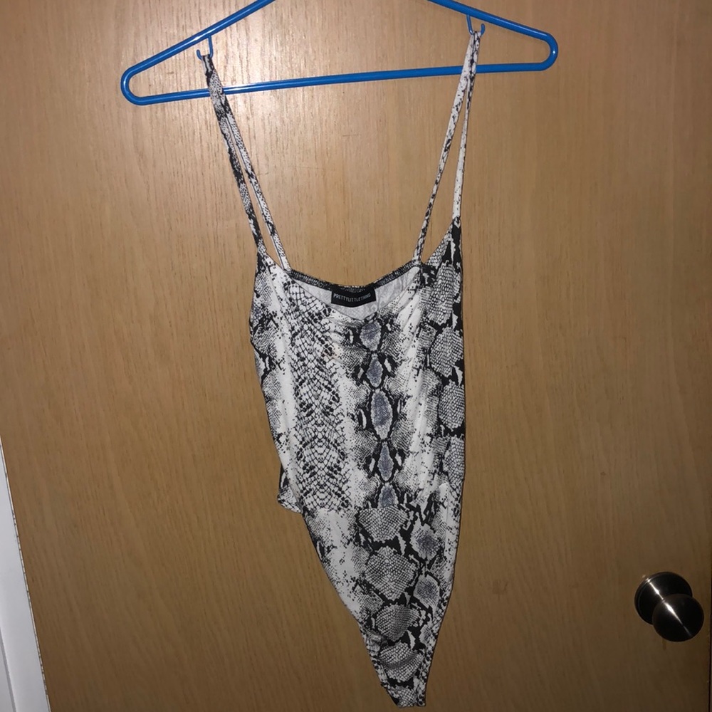 Snakeskin bodysuit! NEVER WORN